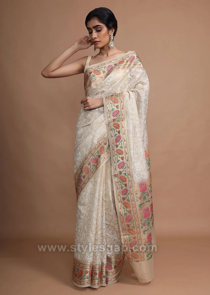 Latest Indian Party Wear Fancy Sarees Designs Collection