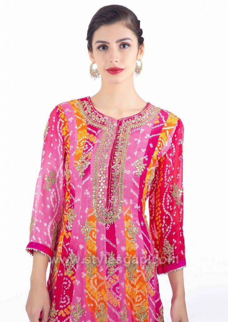 Indian Pakistani Neckline Gala Designs Stitching Styles