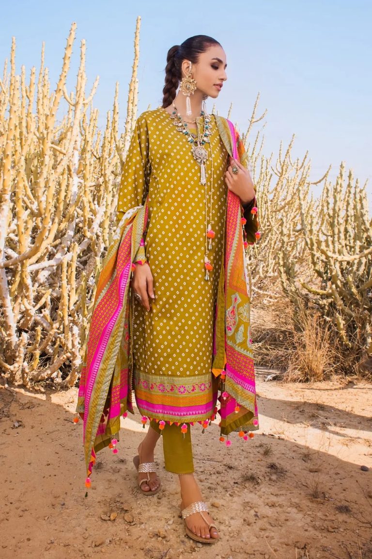 Gul Ahmed Printed Summer Lawn Dresses 2024 25 Chunri Pasted