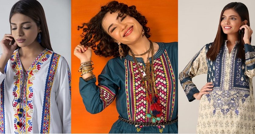 Khaadi Beautiful Winter Kurtas & Shirts Collection