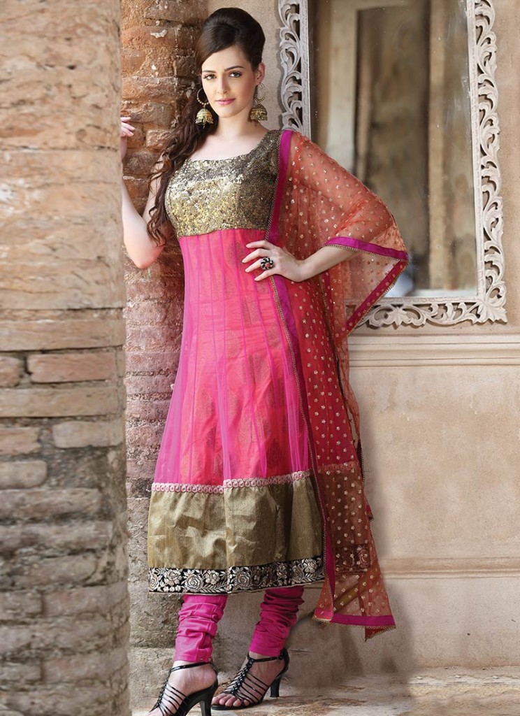 Latest Indian Kalidar Suits Best Salwar Kameez 2014-15 Collection for Women