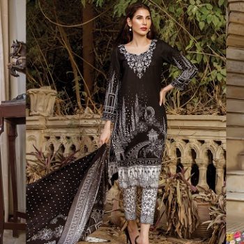  House of Ittehad German Linen Winter Dresses Collection 2018-2019