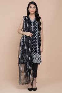 Kayseria Summer Embroidered Embellished Dresses for Women