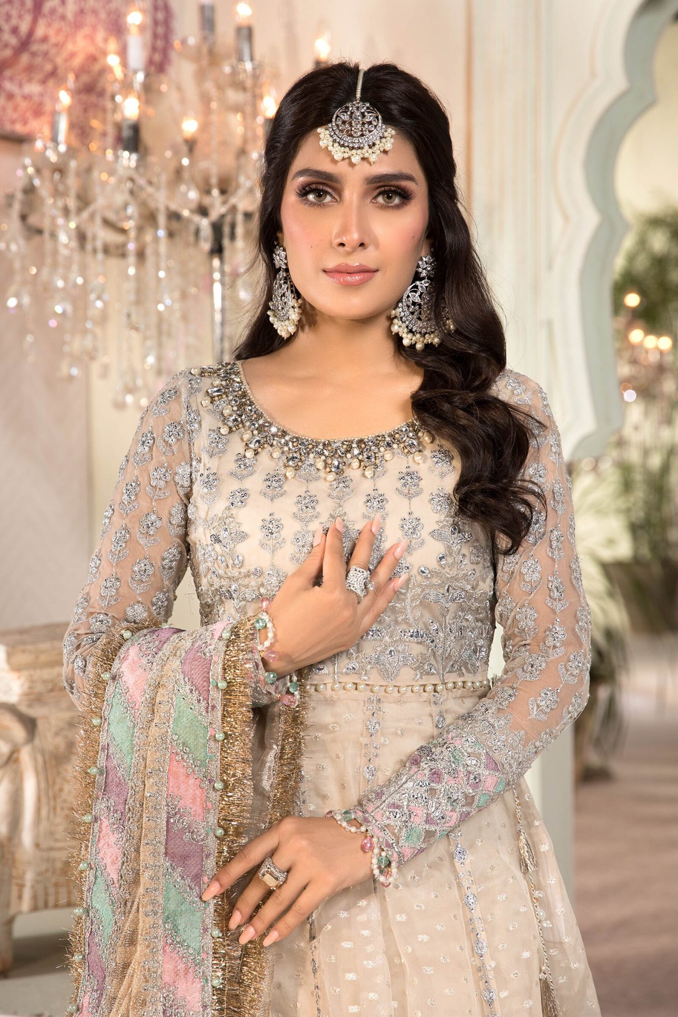 Maria B EMbroidered Fancy Suits Heritage Collection 2021 (1