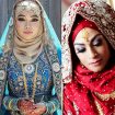 Latest Bridal Hijab Dresses Designs Collection 2016-2017