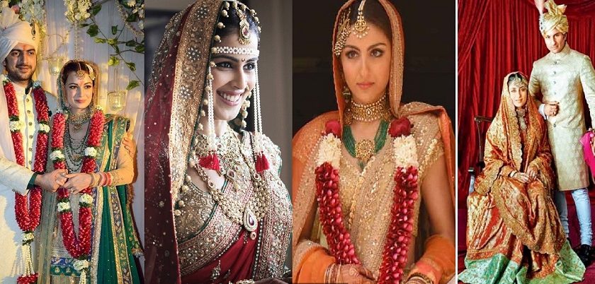 Top 10 Famous Indian Celebrity Wedding Dresses Trends