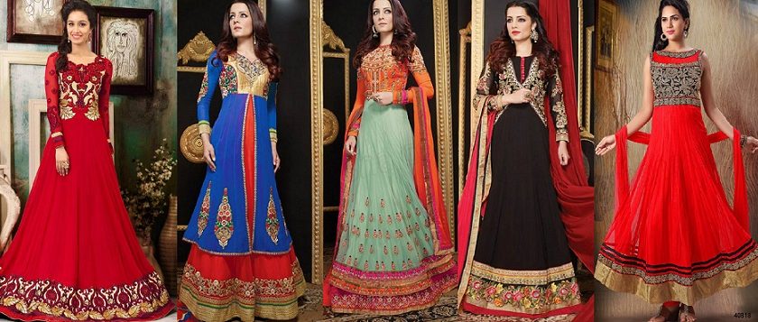 Latest Anarkali Suits & Dresses Designs 2016-2017 Collection