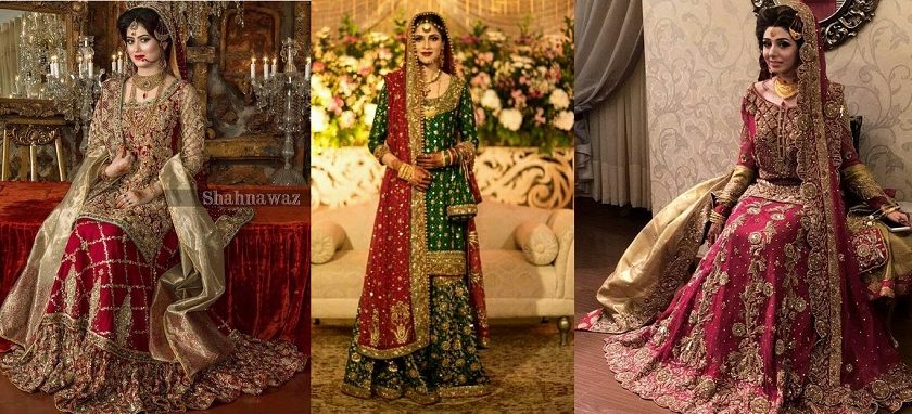 Party Wear Wedding Bridal Lehenga Designs 2017-2018 Collection