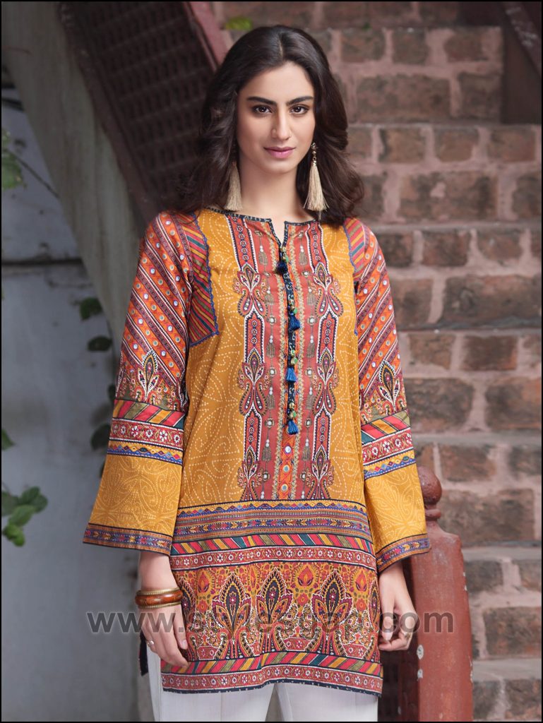 Summer Fashion Lawn Kurti Designs Trends Latest Collection 2018-2019 ...