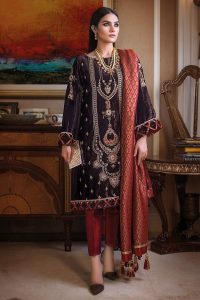 Gul Ahmed Fancy Winter Velvet Dresses & Shawls Collection