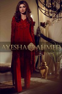 Ayesha Ahmed Formals Party Wear Dresses Designs