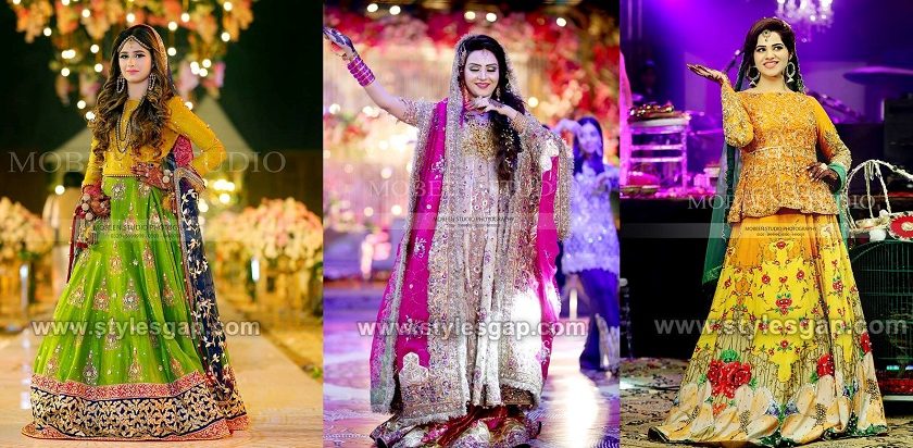 Latest Bridal Mehndi Dresses Designs 2019-2020