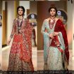 Aisha Farid- QMobile HUM TV Bridal Couture Week 2017 Day 1 Collections