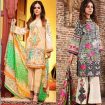 Flora Premium Lawn Designs Collection 2017-2018 Best Pakistani Lawn Suits Dresss