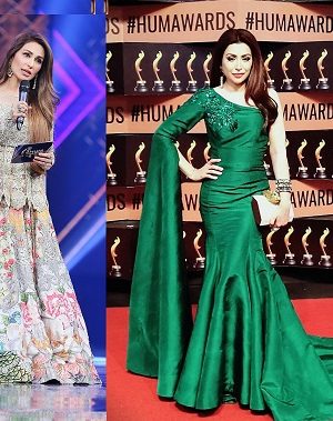 Hareem Farooq- Top 10 Best Dressed Celebrities at PEL 5th Hum Awards 2017