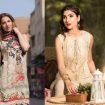 pink rush- Firdous Lawn Eid Exclusive Dresses Collection 2017-2018 Latest Designs