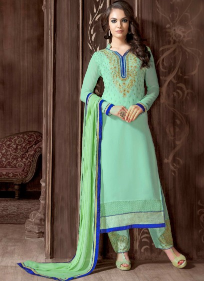 Latest Pakistani Indian Salwar Kameez Designs & Trends (34 