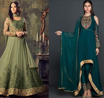 Latest Pakistani Indian Salwar Kameez Designs & Trends