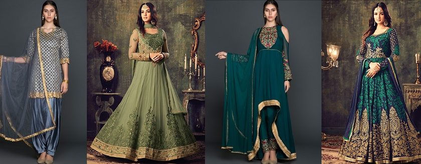 Latest Pakistani Indian Salwar Kameez Designs & Trends