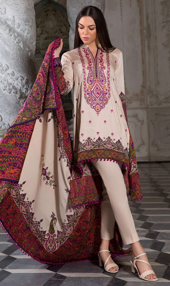 Orient Latest  Winter  Dresses  2019 20 by Embroidered 