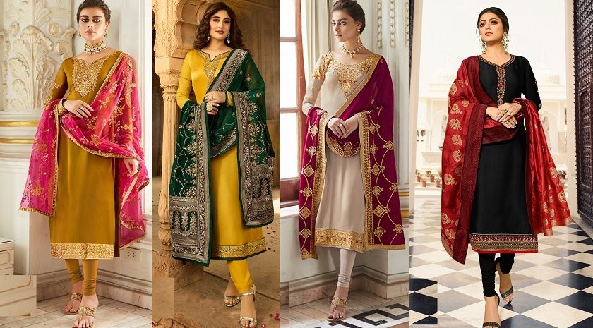 New Indian Churidar Suits Latest Designs Collection