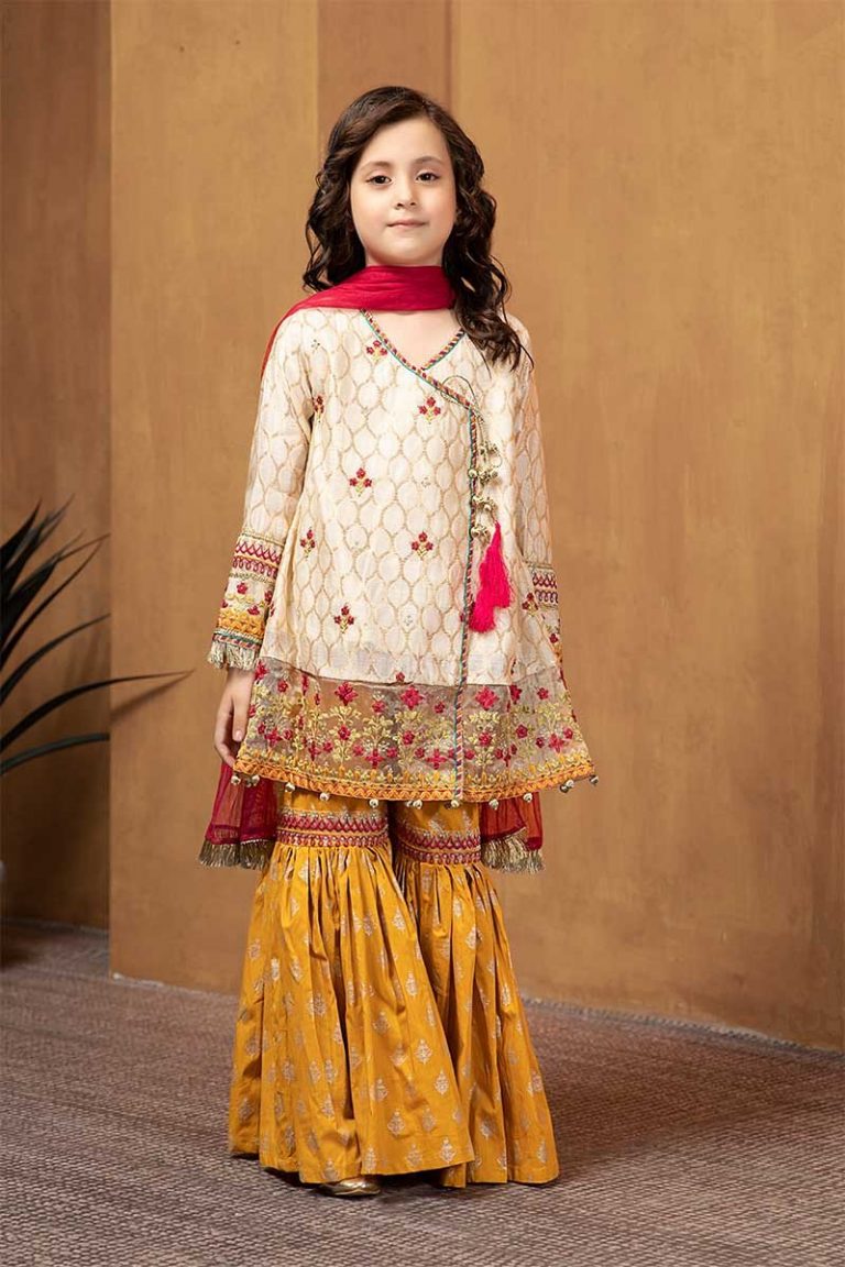 Maria B Fancy Kids Desi Dresses Designs For Girls 2024 Collection