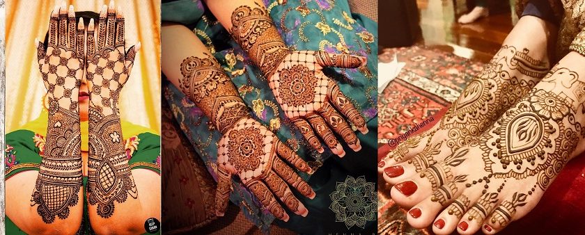 27 Beautiful Latest Bridal Mehndi Designs Collection 2018-2019