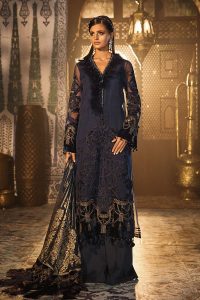 Maria B Embroidered Formal Winter Dresses