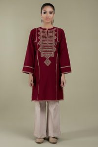 Maroon Trible kurta