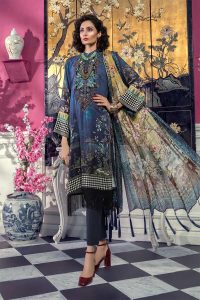 linen shirt with chiffon dupatta