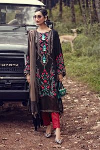 Maria B Latest Winter Linen Dresses Fancy Shawl Collection