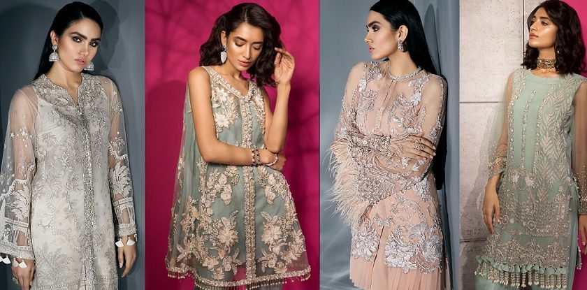 Pakistani Party Wear Embroidered Shirts 2019 Latest Designs