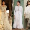 Latest White Dresses Trends Shalwar Kameez Fashion 2019-2020