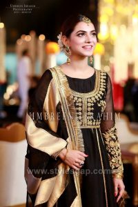 Asian Pakistani Black Color Dresses Combination Collection