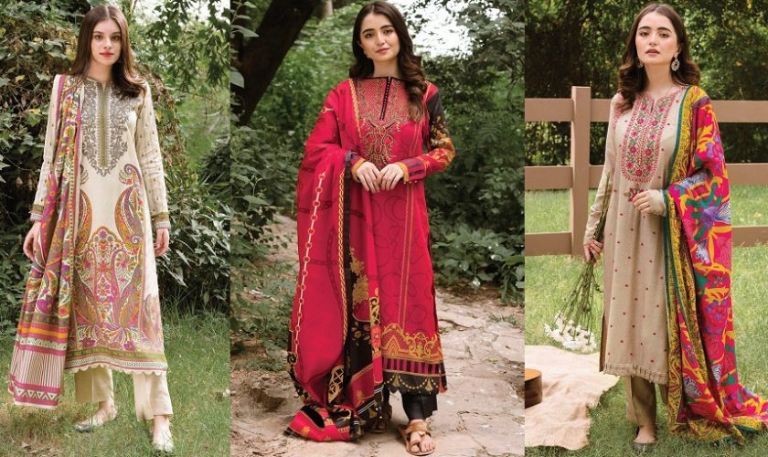 Orient Textiles Embroidered & Printed Latest Winter Dresses