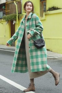 green check overcoat