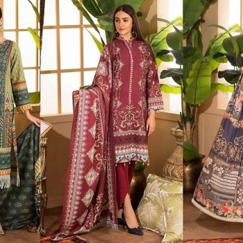 Khas Beautiful Winter Dresses Vivid Luxe Collection 2019-2020