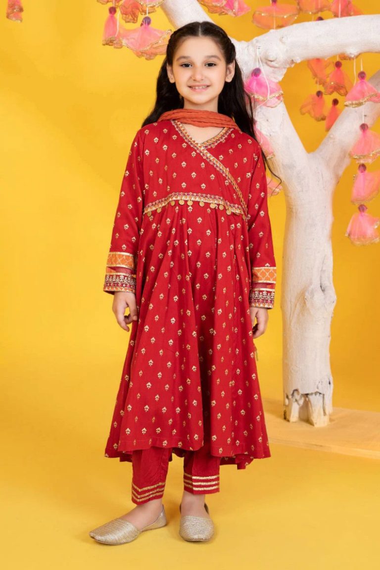 Maria B Fancy Kids Desi Dresses Designs for Girls 2024 Collection