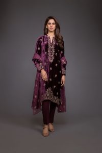 Bareeze Luxury Winter Embroidered Dresses Shawls Designs