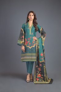 Bareeze Luxury Winter Embroidered Dresses Shawls Designs