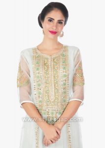 Latest Indian Neckline Gala Designs for Formal Dresses