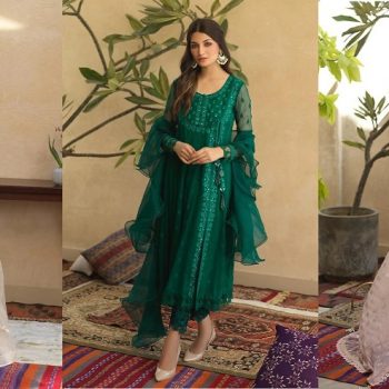 Sana Abbas Beautiful Formal Eid Dresses Designs Collection