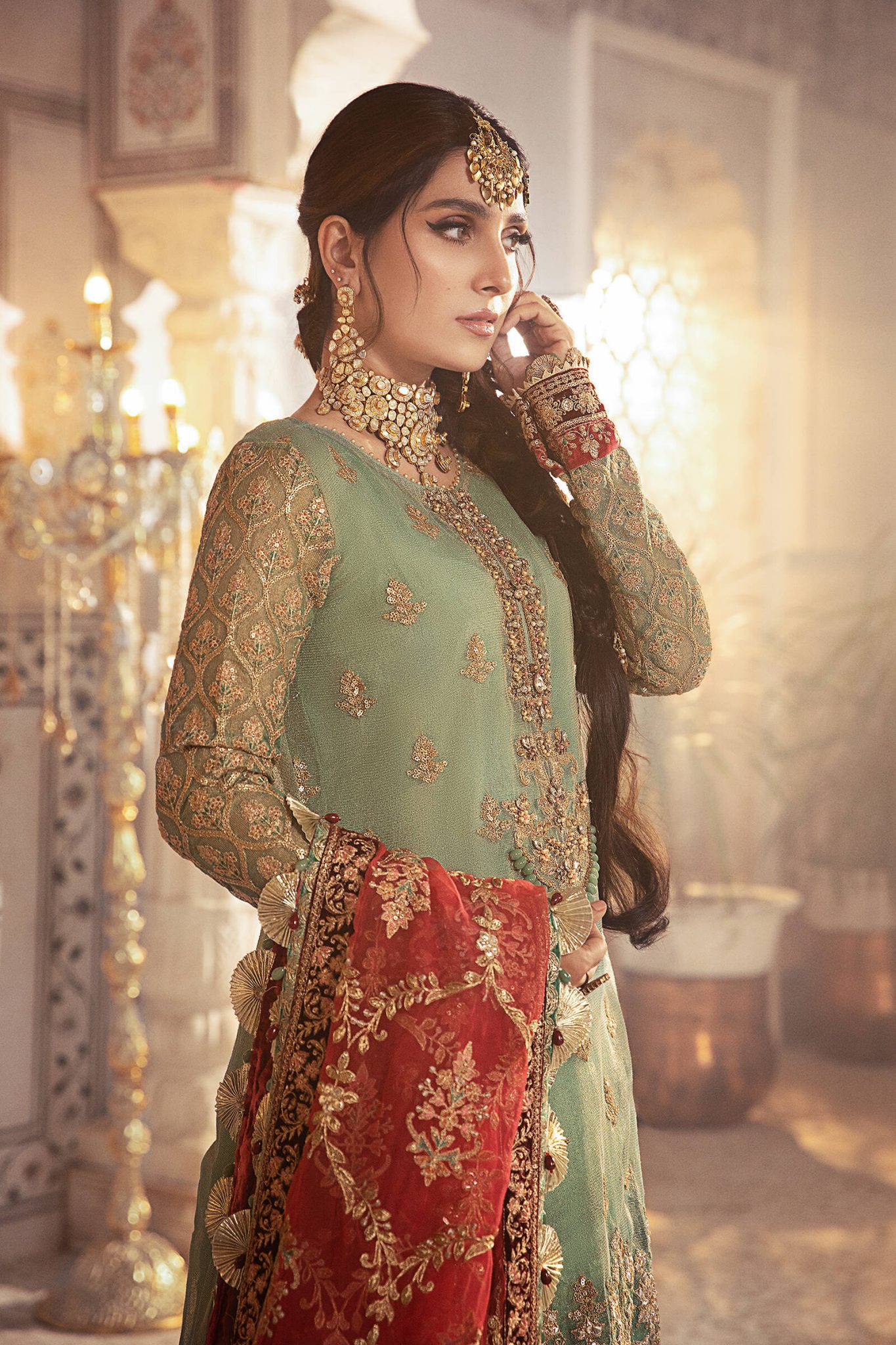 Maria B Embroidered Formal Winter Dresses Collection 2023-2024