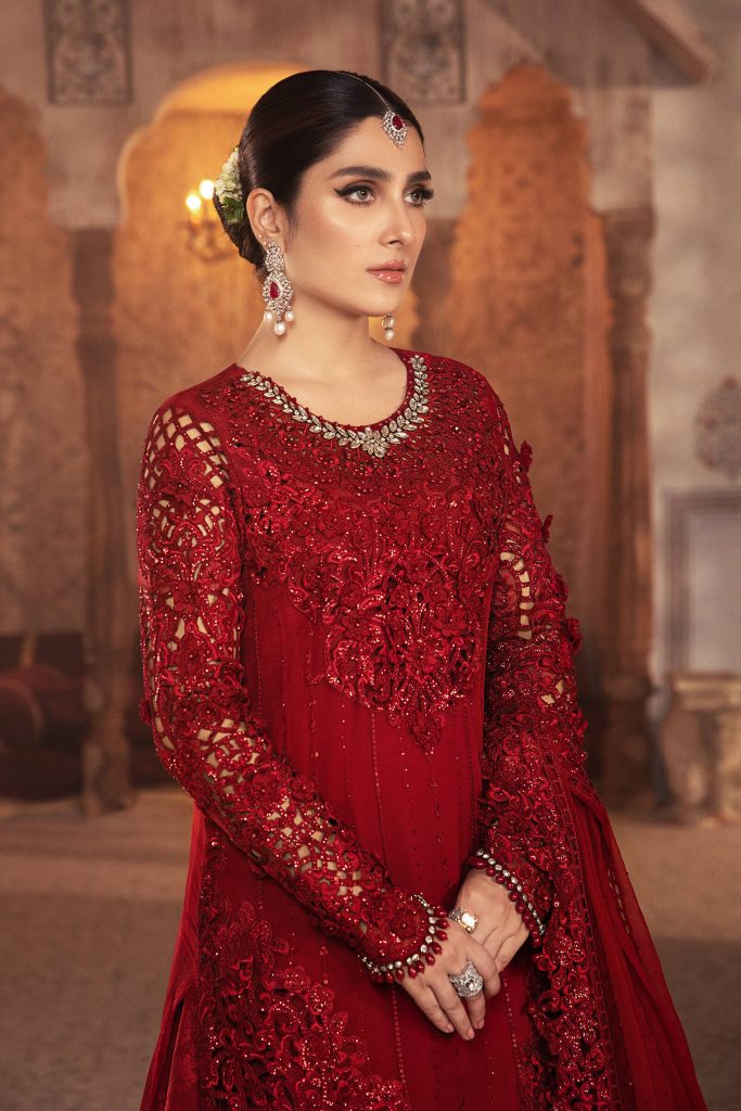 Maria B Embroidered Formal Winter Dresses Collection 2023-2024