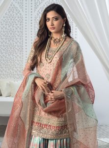 Latest Formal Wedding Bridal Sharara Designs