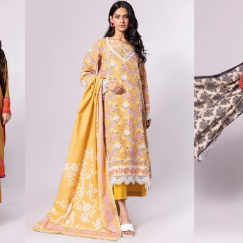 Latest Khaadi Winter Dresses Collection 2022-23 Stylish Warm Suits