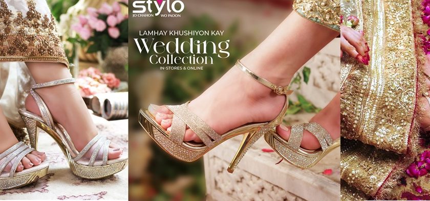 Stylo Fancy Bridal Shoes Latest Wedding Collection – Best Heels, Sandals, Flats & Khussas