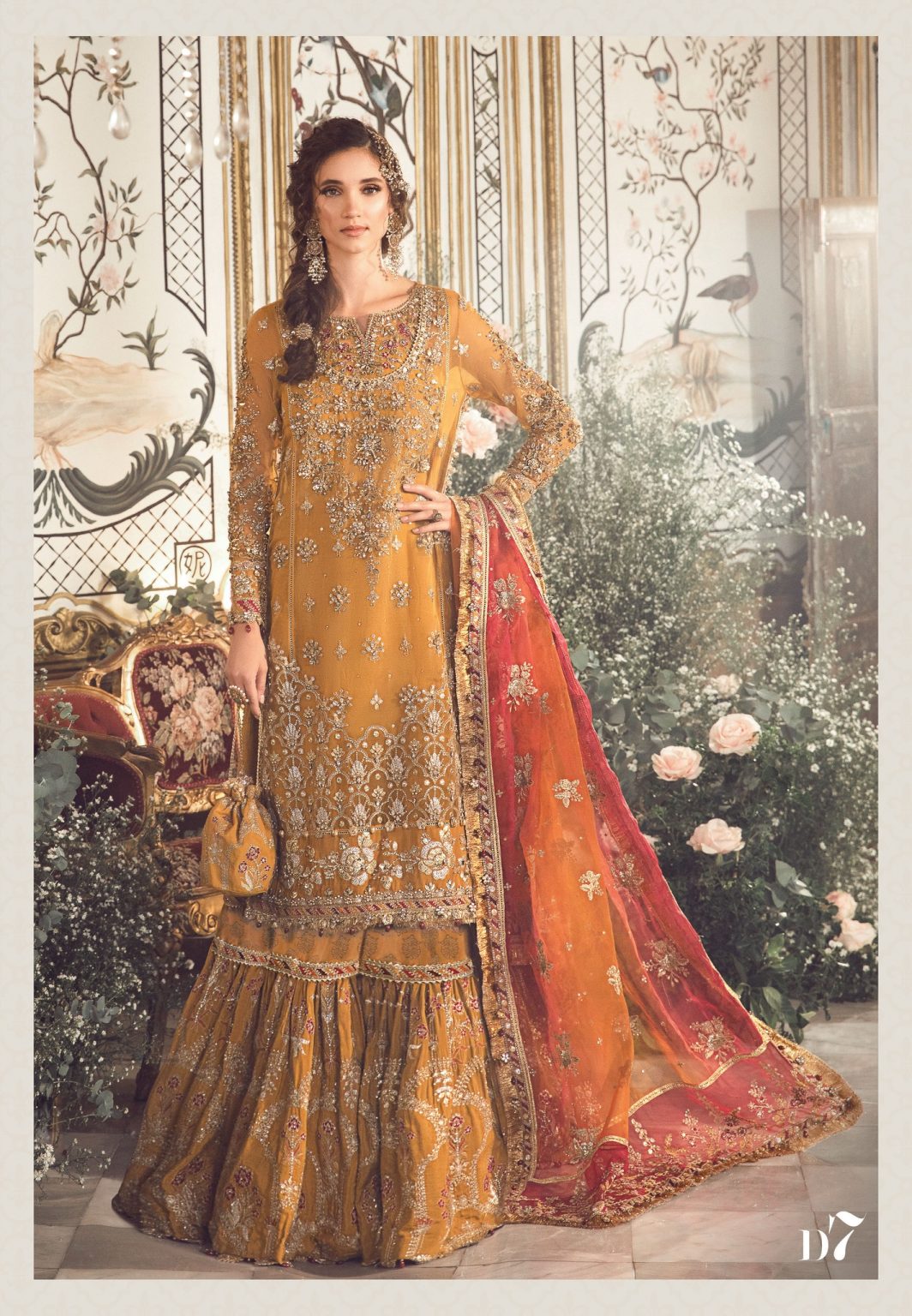 Maria B Embroidered Formal Winter Dresses Collection 2023-2024