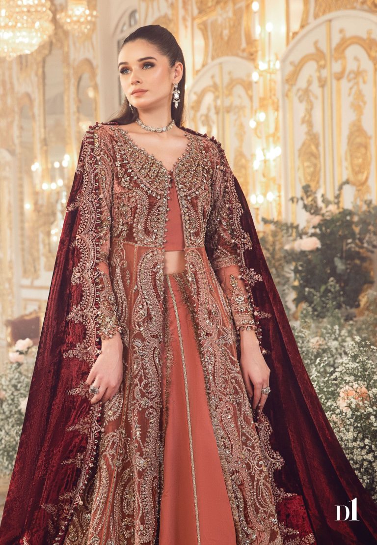 Maria B Embroidered Formal Winter Dresses Collection 2023-2024