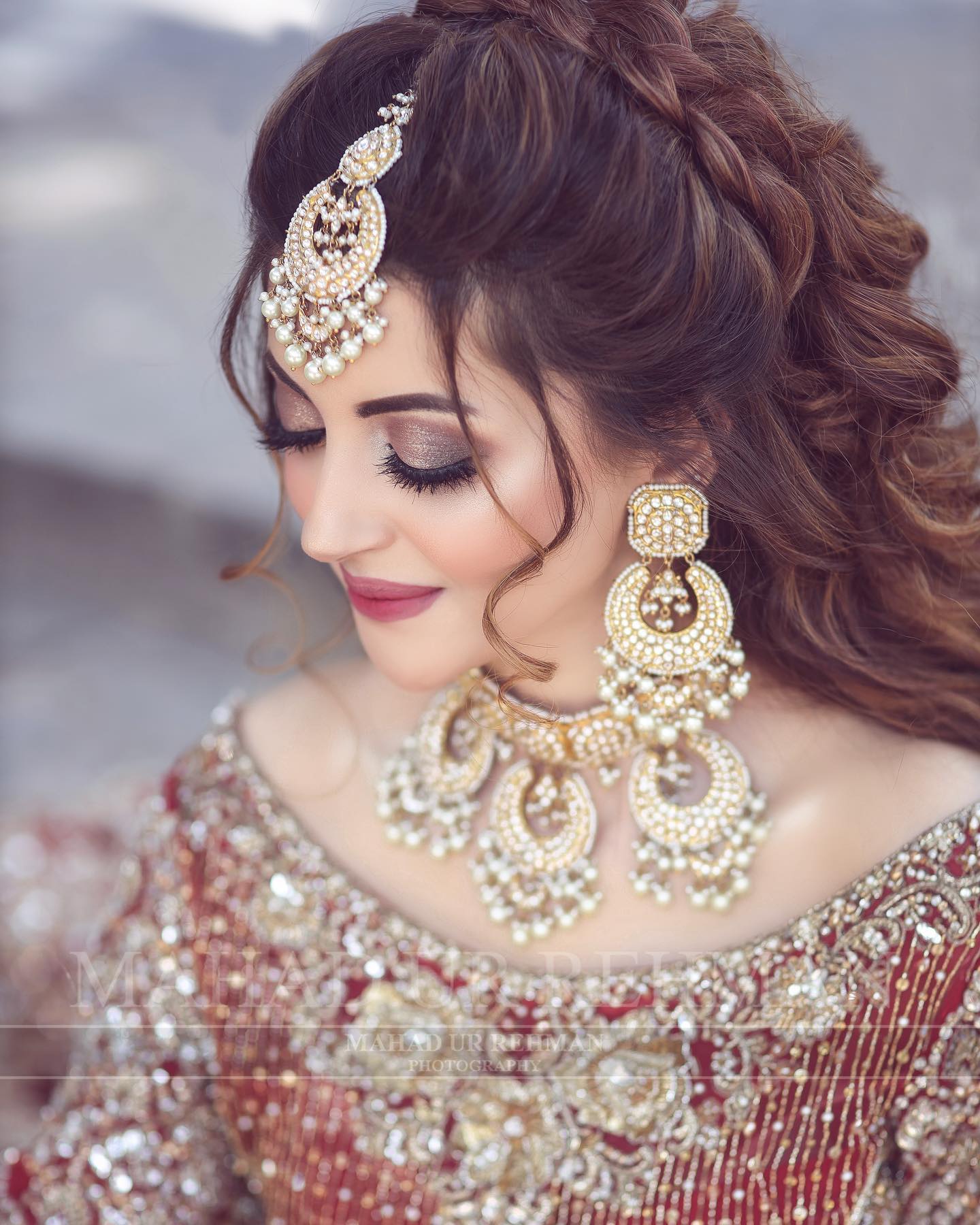 Latest Pakistani Bridal Hairstyles Wedding Trends 14